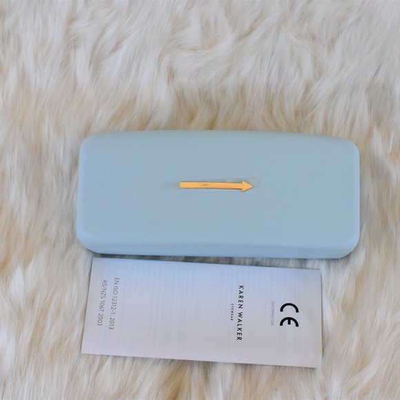 KAREN WALKER ROMANCER TORTOISE SUNGLASSES - Picture 15 of 15